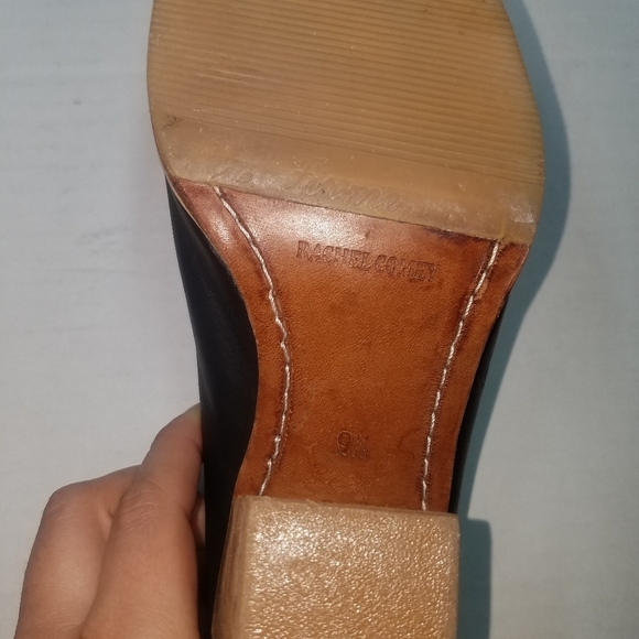 🌸 Rachel comey | Black Leather Mules, Black Natural 8‎ - Picture 9 of 9